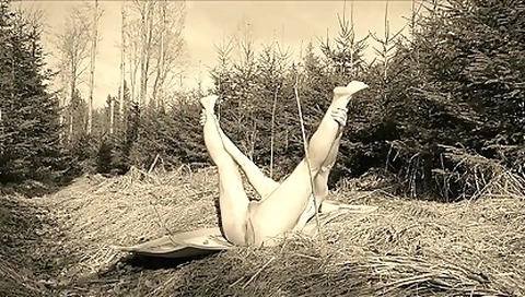 Muscle Legs With Nude Crotch